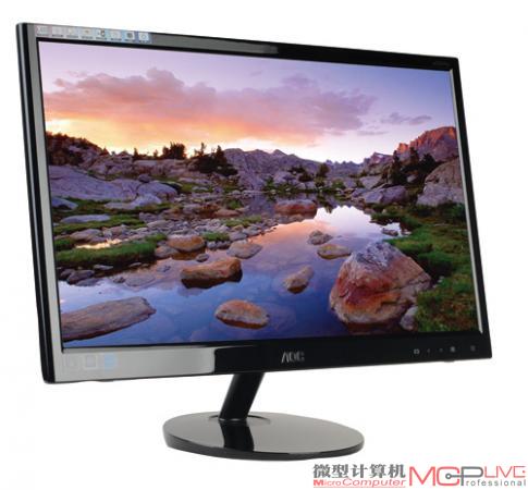俊美超薄 AOC e2251Fw显示器