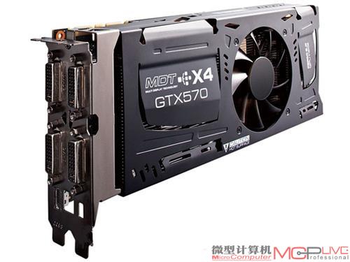 日本玄人志向推四屏版GeForce GTX 570